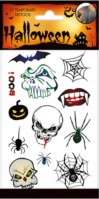 Halloween Tattoo Eng van WeFiesta koop je bij Partywinkel