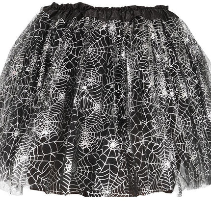Halloween Tutu Meisje Spinnenweb 30cm van Fiestas Guirca koop je bij Partywinkel