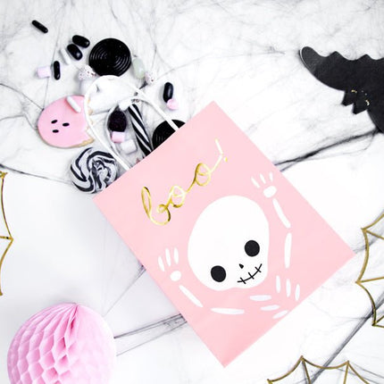 Halloween Uitdeeltasjes Boo 18cm van Partydeco koop je bij Partywinkel