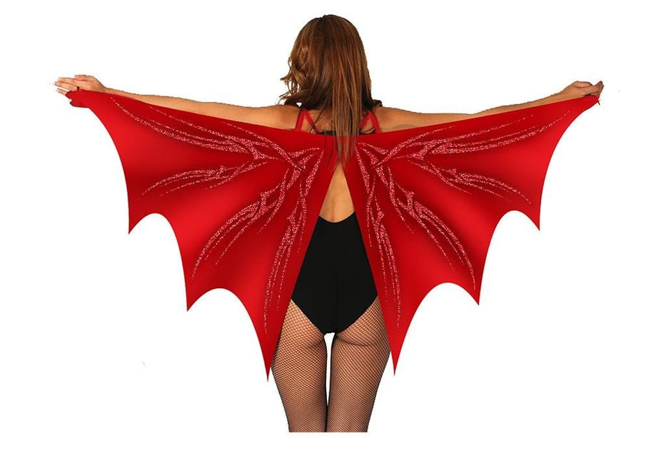 Halloween Vleugels Rood 1,7m van Fiestas Guirca koop je bij Partywinkel