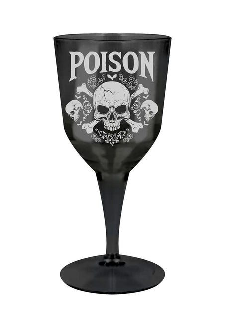 Halloween Wijnglas Poison 19cm van Fiestas Guirca koop je bij Partywinkel
