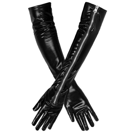 Handschoenen Lederlook Kinky van Boland koop je bij Partywinkel