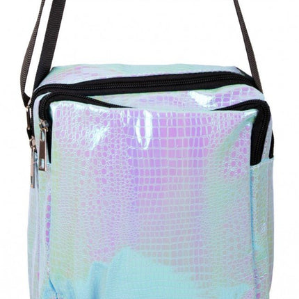 Handtasje Slangeleer Print Turquois van PartyXplosion koop je bij Partywinkel