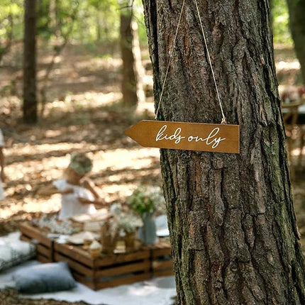 Hangbord Kids Only 36cm van Partydeco koop je bij Partywinkel