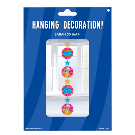 Hangdecoratie Sarah 120cm van Paper Dreams koop je bij Partywinkel