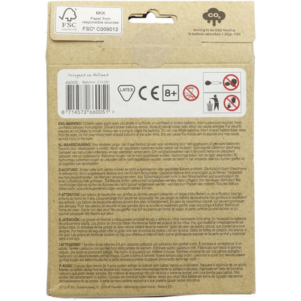 Happy Birthday Ballonnen Blauw 30cm 12st van Folat koop je bij Partywinkel