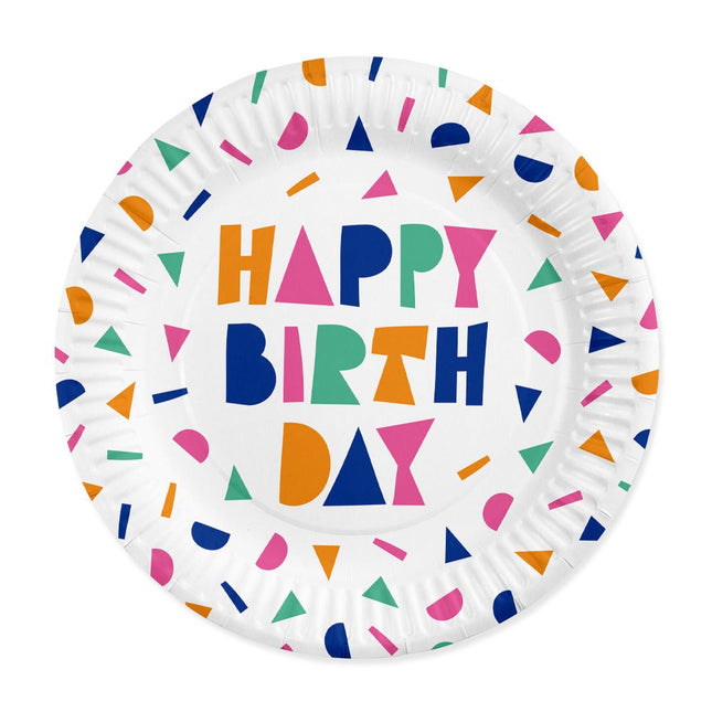 Happy Birthday Borden Confetti 23cm van WeFiesta koop je bij Partywinkel