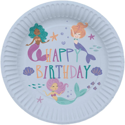 Happy Birthday Borden Zeemeermin van Folat koop je bij Partywinkel