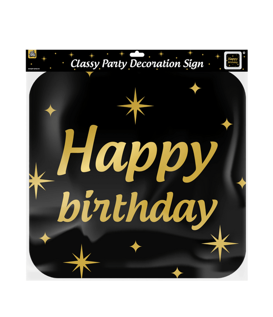 Happy Birthday Deurbord 50cm van Paper Dreams koop je bij Partywinkel