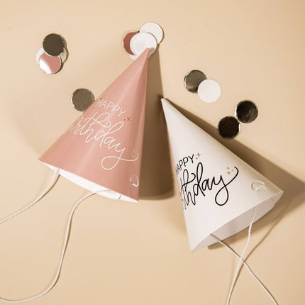 Happy Birthday Feesthoedjes 6st van Folat koop je bij Partywinkel