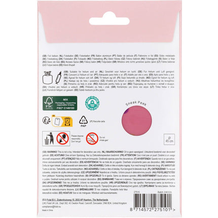 Happy Birthday Helium Ballon Paarden Leeg 45cm van Folat koop je bij Partywinkel