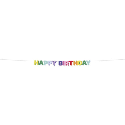 Happy Birthday Letterslinger 1,7m van Folat koop je bij Partywinkel