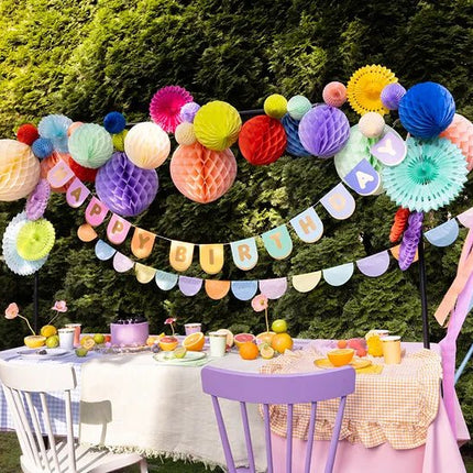 Happy Birthday Letterslinger 2,13m van Partydeco koop je bij Partywinkel