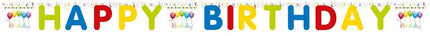 Happy Birthday Letterslinger Gekleurd 2m van Procos koop je bij Partywinkel