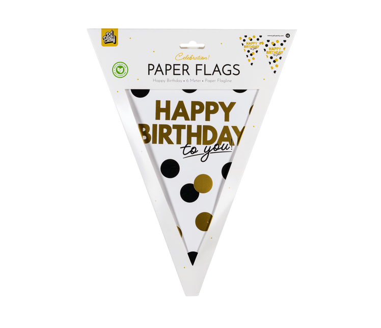 Happy Birthday Slinger 6m van Paper Dreams koop je bij Partywinkel