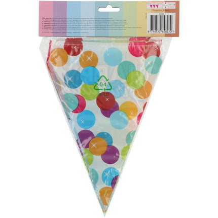 Happy Birthday Slingers Regenboog Confetti 6m van Folat koop je bij Partywinkel