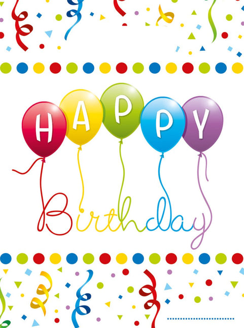 Happy Birthday Uitdeelzakjes 6st van Procos koop je bij Partywinkel