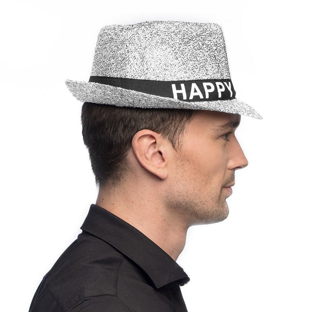 Happy New Year Hoed Glitter van Boland koop je bij Partywinkel