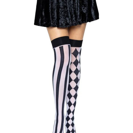 Harlekijn Kousen van Leg Avenue koop je bij Partywinkel