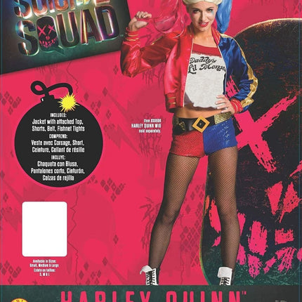 Harley Quinn Kostuum 4 delig van Rubies koop je bij Partywinkel