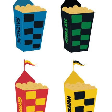 Harry Potter Quidditch Traktatiedoosjes 8st van Unique koop je bij Partywinkel