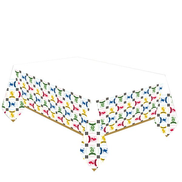 Harry Potter Tafelkleed Houses 1,8m van Riethmueller koop je bij Partywinkel