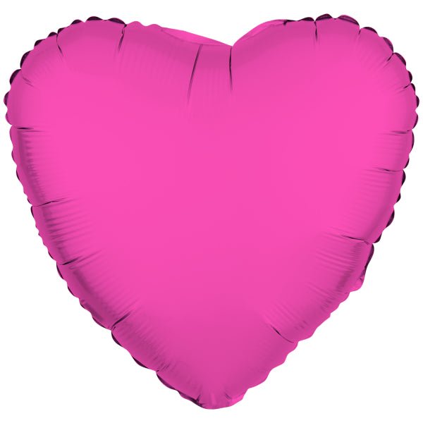 Hart Helium Ballon Neon Roze Leeg 43cm van Riethmueller koop je bij Partywinkel
