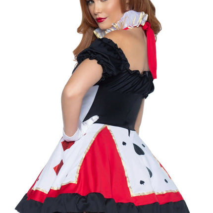 Hartenvrouw Jurk Zwart Rood Dames Leg Avenue van Leg Avenue koop je bij Partywinkel