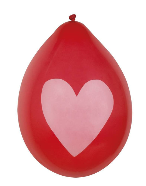 Hartjes Ballonnen 25cm 6st van Boland koop je bij Partywinkel