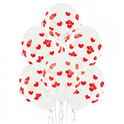 Hartjes Ballonnen Rood 30cm 10st van VDV Benefit koop je bij Partywinkel
