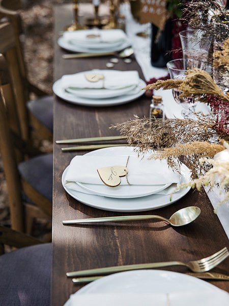 Hartjes Hangers Hout 6cm 10st van Partydeco koop je bij Partywinkel