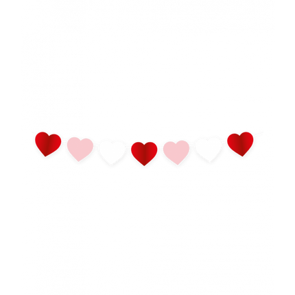 Hartjes Slinger 2,5m van Paper Dreams koop je bij Partywinkel