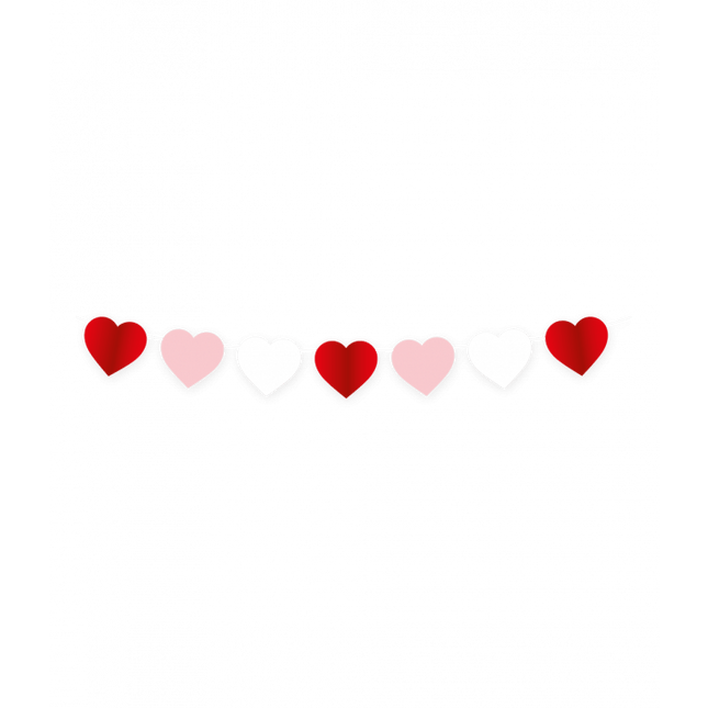 Hartjes Slinger 2,5m van Paper Dreams koop je bij Partywinkel