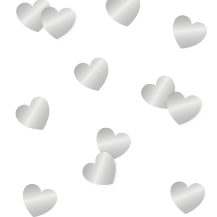 Hartjes Tafelconfetti Zilver 14gr van Paper Dreams koop je bij Partywinkel