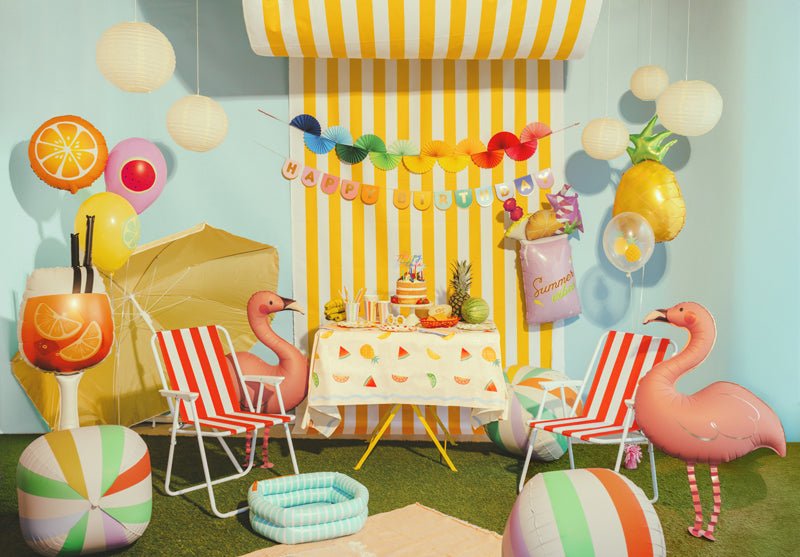 Hawaii Ballonnen Fruit 30cm 6st van Partydeco koop je bij Partywinkel