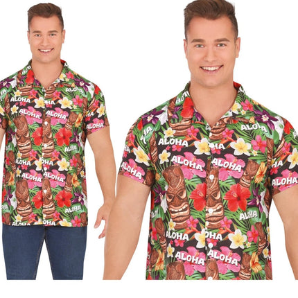 Hawaii Blouse Heren Aloha van Fiestas Guirca koop je bij Partywinkel