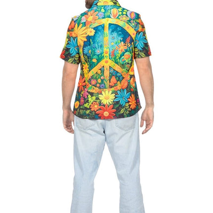 Hawaii Blouse Heren Hippie van Wilbers & Wilbers koop je bij Partywinkel