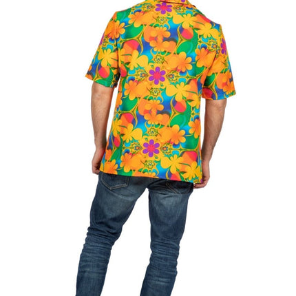 Hawaii Blouse Hibiscus van Wilbers & Wilbers koop je bij Partywinkel