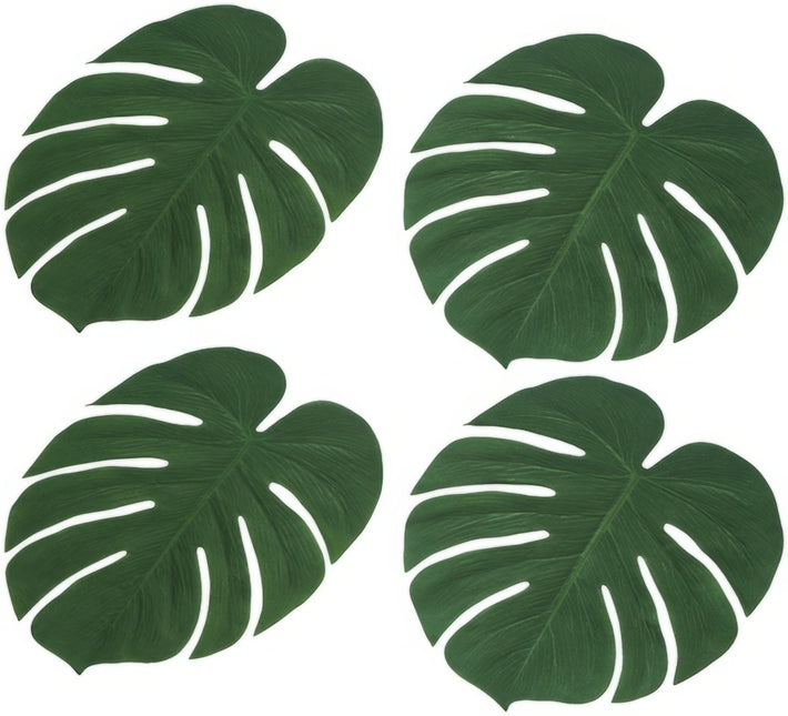Hawaii Decoratie Palmblad 34cm 4st van Fiestas Guirca koop je bij Partywinkel