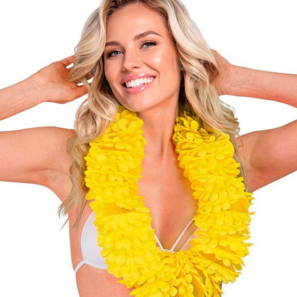 Hawaii Krans Geel van Widmann koop je bij Partywinkel