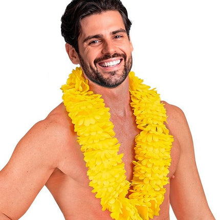 Hawaii Krans Geel van Widmann koop je bij Partywinkel