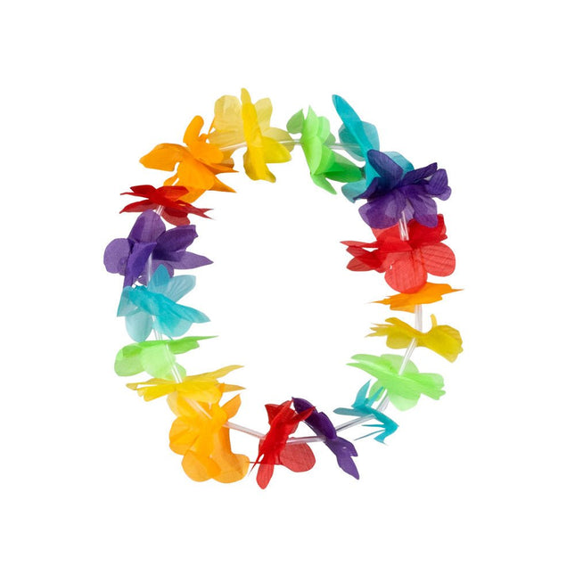 Hawaii Krans Set 4 delig van Boland koop je bij Partywinkel