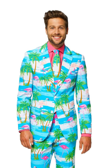 Hawaii Pak Heren Flamingo van OppoSuits koop je bij Partywinkel