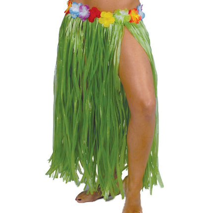 Hawaii Rokje Groen 75cm van Fiestas Guirca koop je bij Partywinkel