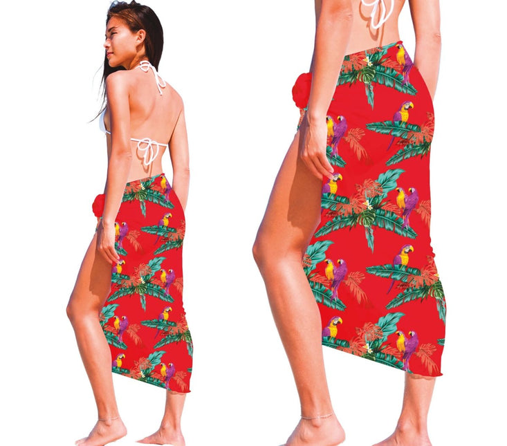 Hawaii Sarong Rood van Fiestas Guirca koop je bij Partywinkel