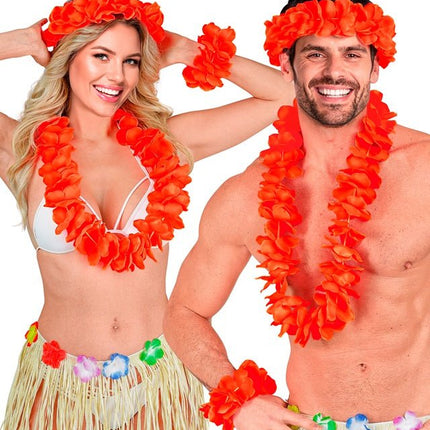 Hawaii Set Rood van Widmann koop je bij Partywinkel
