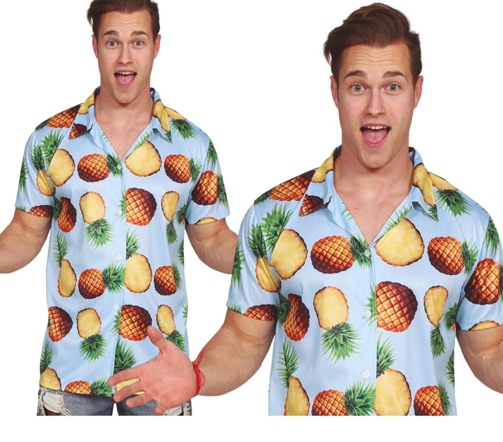 Hawaii Shirt Ananassen van Fiestas Guirca koop je bij Partywinkel
