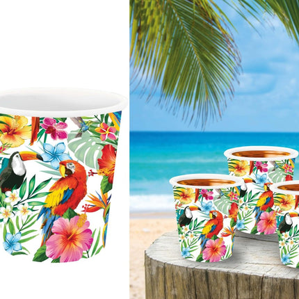 Hawaii Shotglaasjes Exotic 6cm 3st van Fiestas Guirca koop je bij Partywinkel