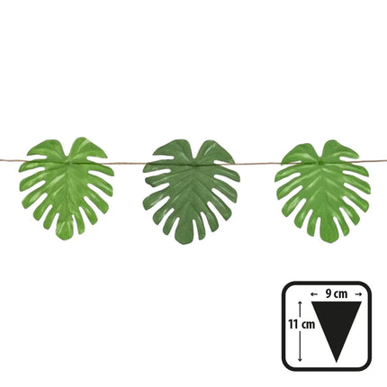 Hawaii Slinger Groen Palmbladeren 4m van Boland koop je bij Partywinkel