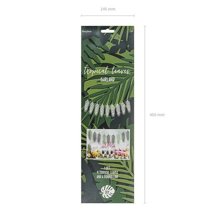 Hawaii Slinger Palmblad 1,25cm van Partydeco koop je bij Partywinkel